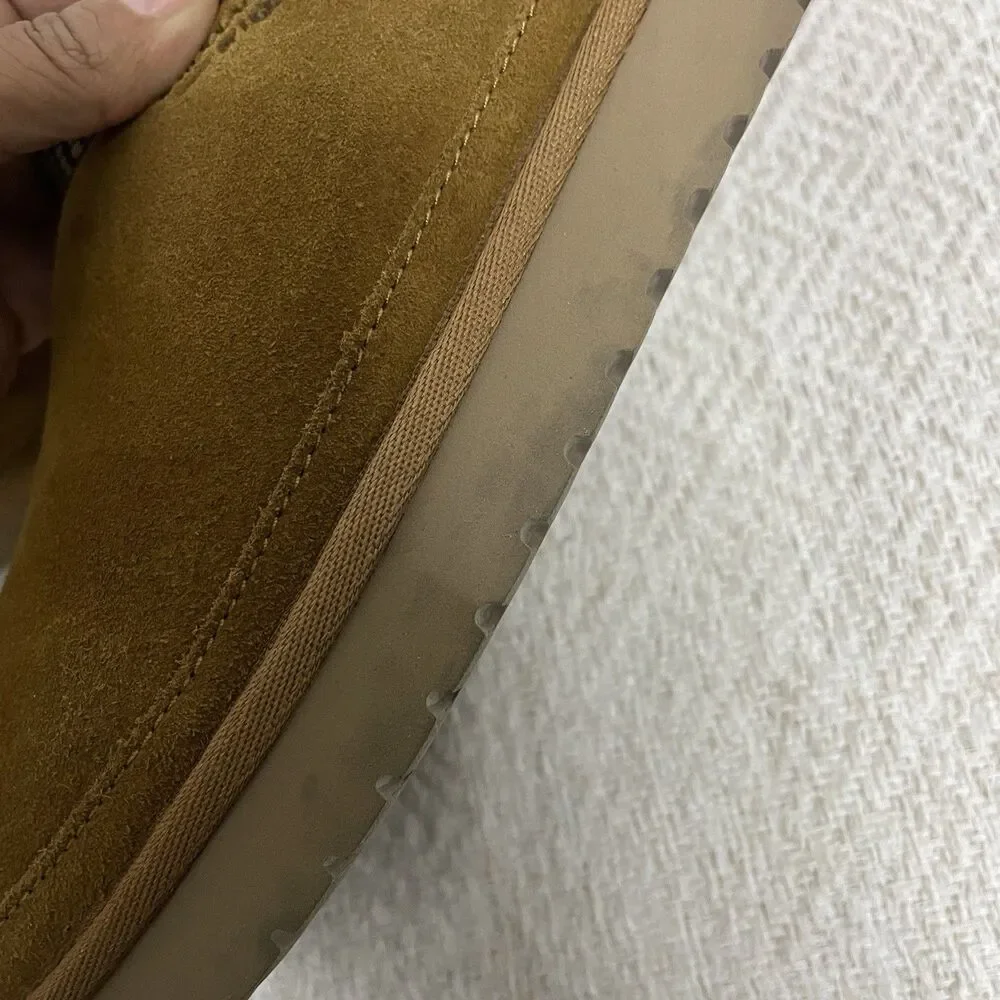 Koolaburra by UGG® Burree Mens 13 Brown Suede Slide Slippers NIB READ